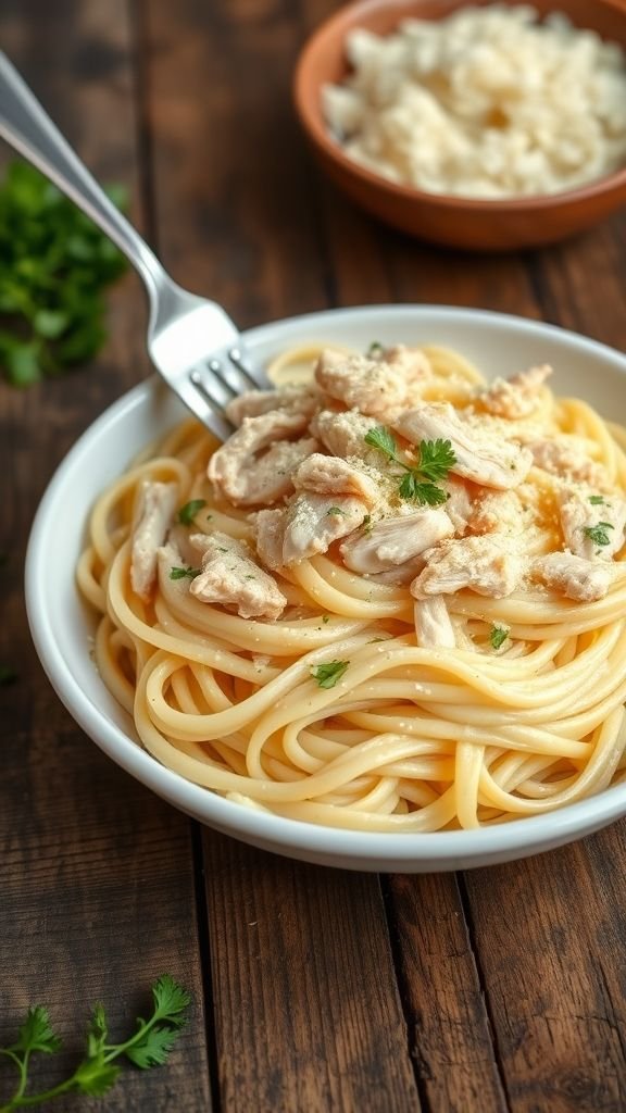Creamy Chicken Alfredo Pasta