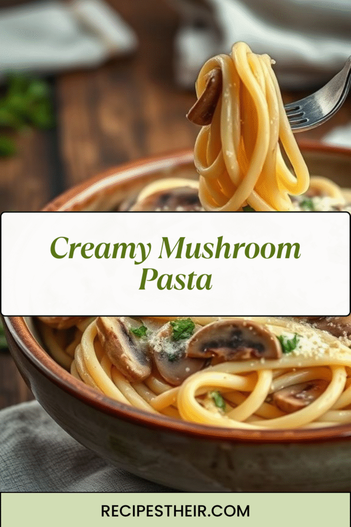 Creamy Mushroom Pasta