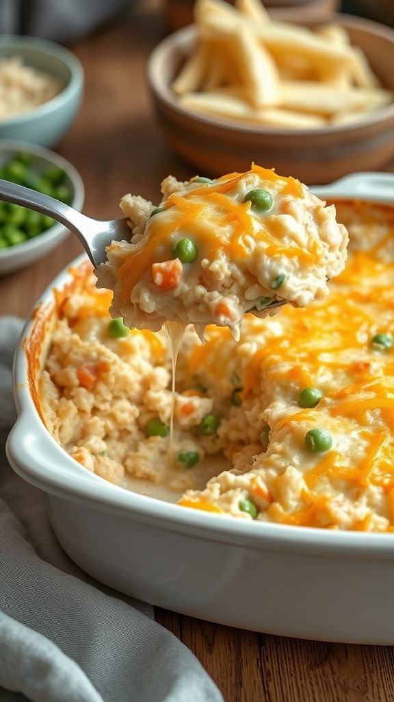 Creamy Oven-Baked Chicken and Rice Casserole