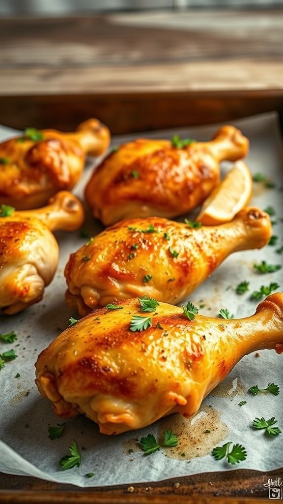Crispy Oven-Baked Chicken Drumsticks