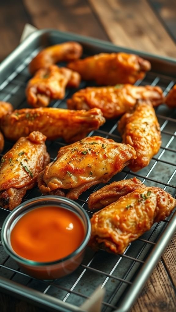 Crispy Oven-Baked Chicken Wings
