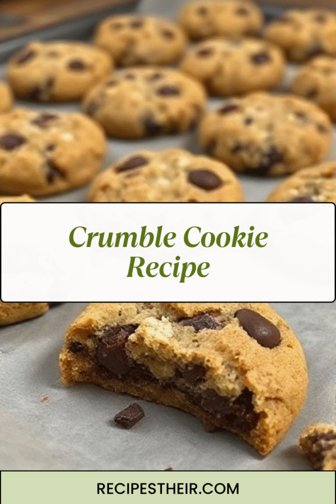 Crumble Cookie Recipe
