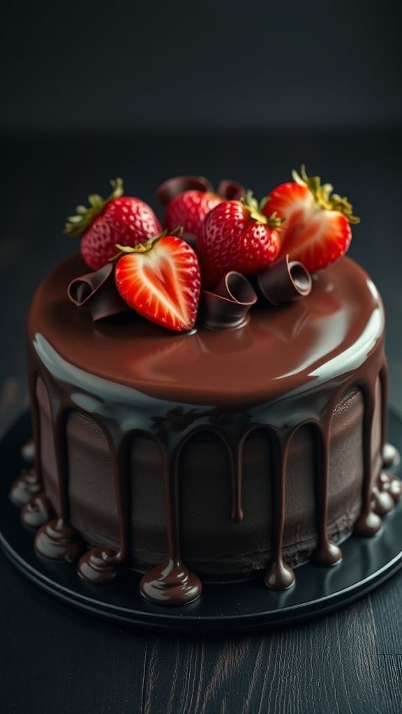 Decadent Chocolate Ganache Cake