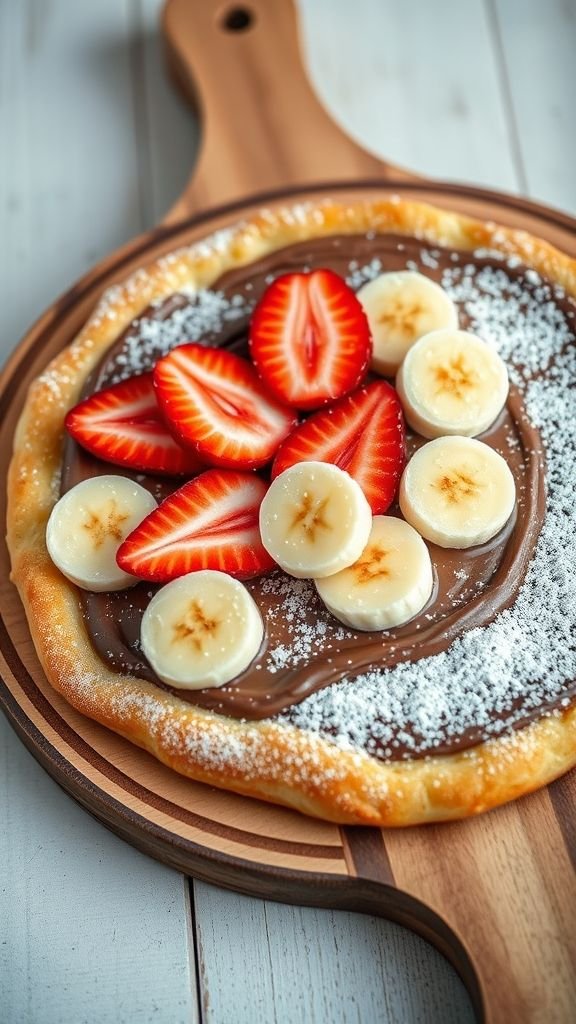 Dessert Nutella Pizza
