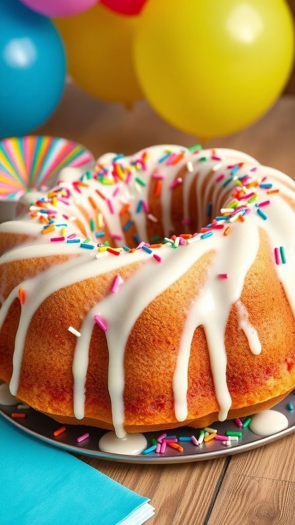 Easy Funfetti Bundt Cake