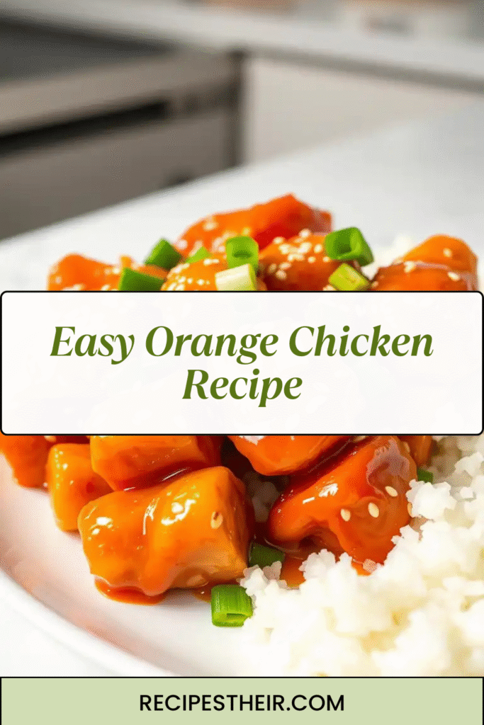Easy Orange Chicken Recipe