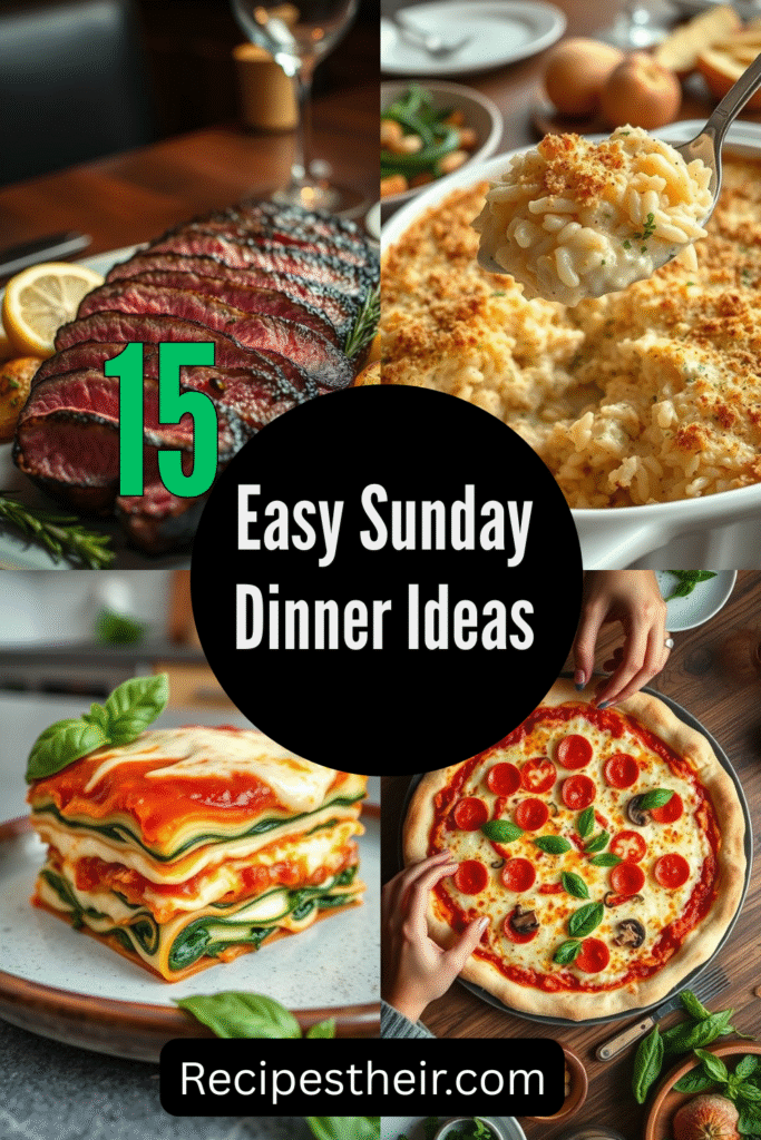 Easy Sunday Dinner Ideas
