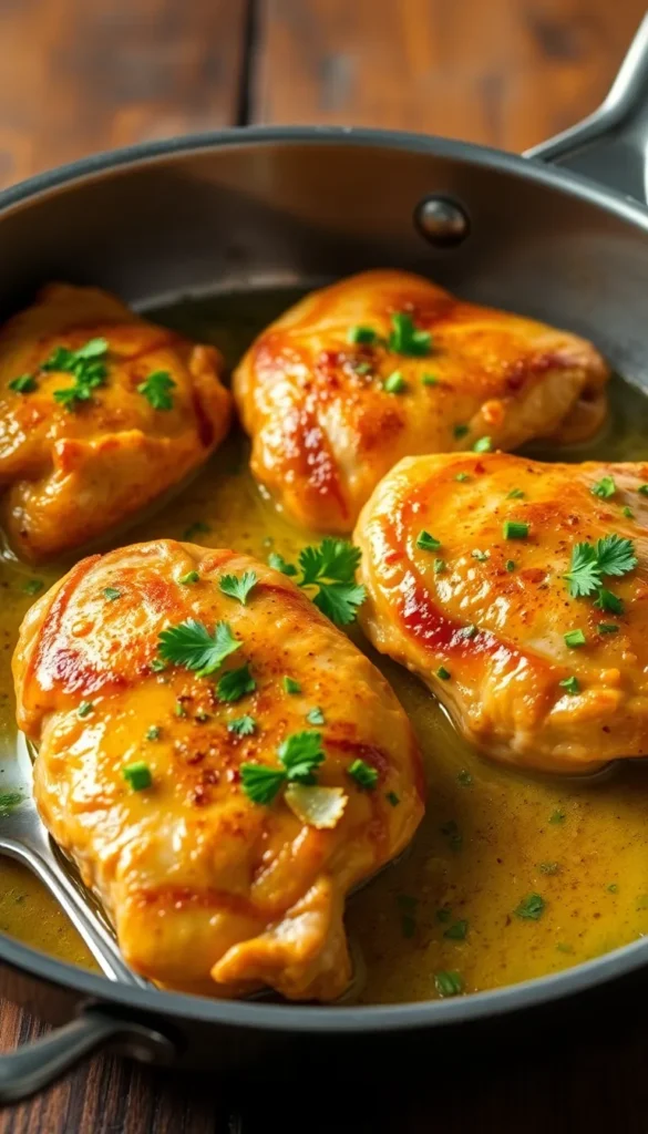 Garlic Butter Chicken Thighs