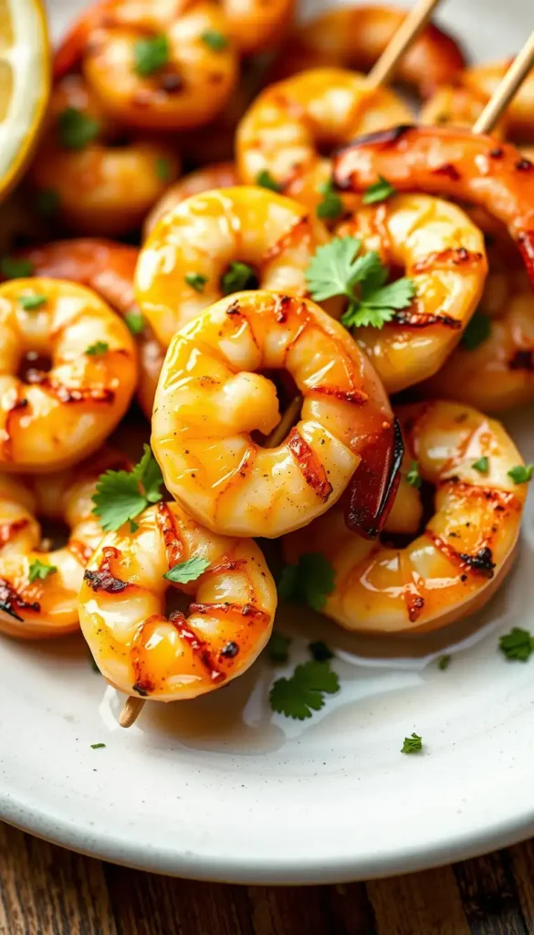 Garlic Butter Shrimp Skewers
