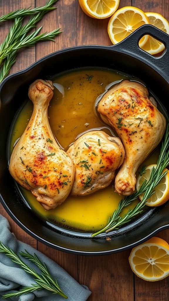 Garlic Herb Butter Chicken Drumsticks