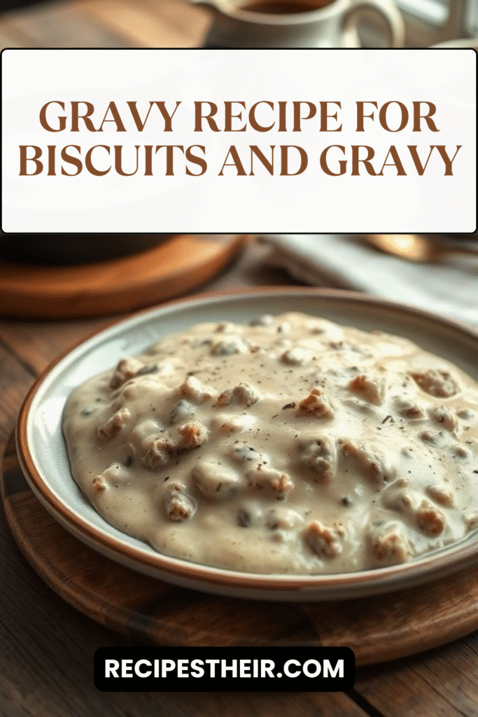 Gravy Recipe for Biscuits and Gravy