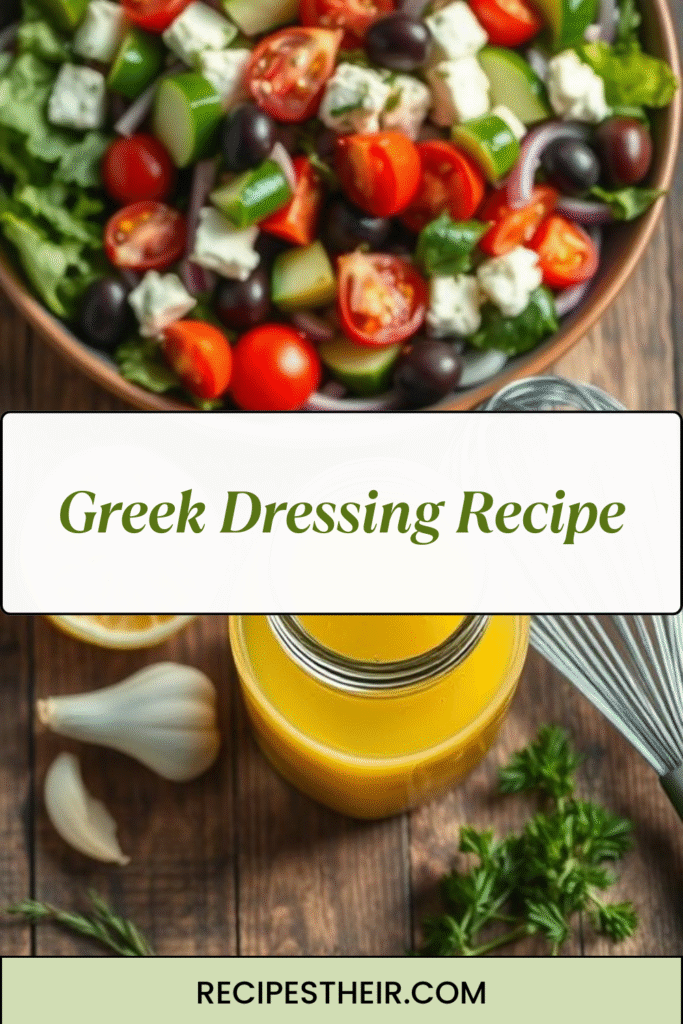 Greek Dressing Recipe