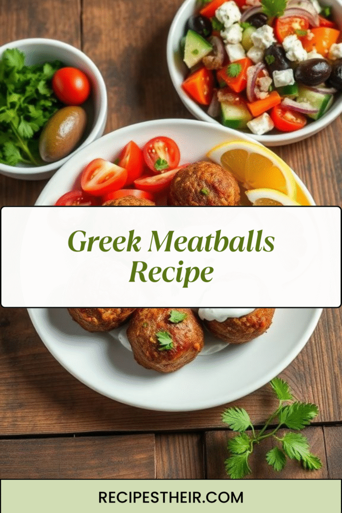 Greek Meatballs Recipe
