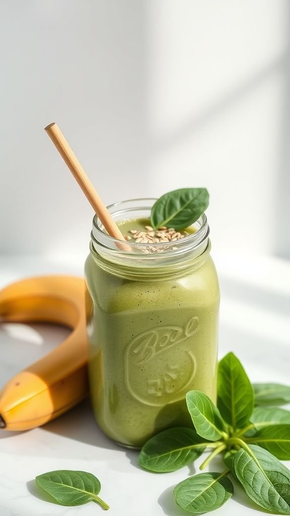 Green Oatmeal Smoothie