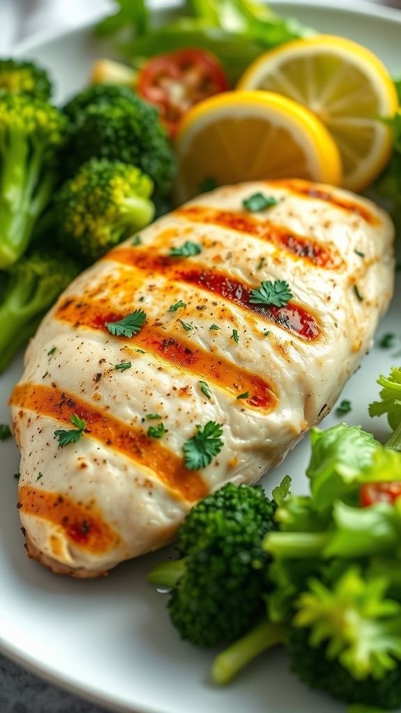 Grilled Lemon Herb Chicken Breast