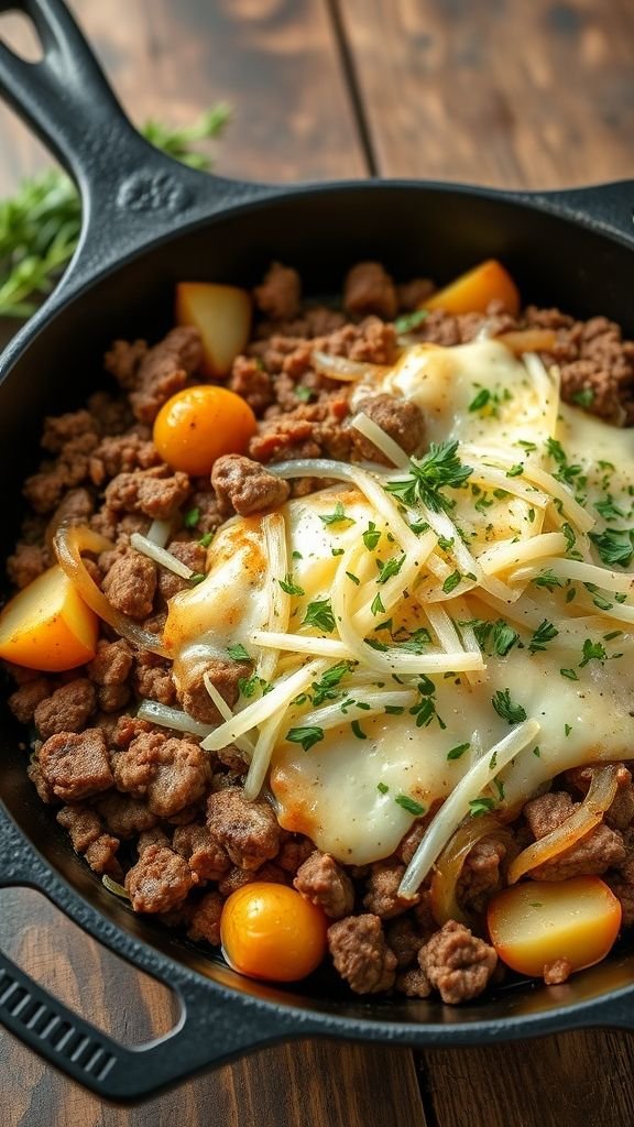 Ground Beef and Potato Skillet