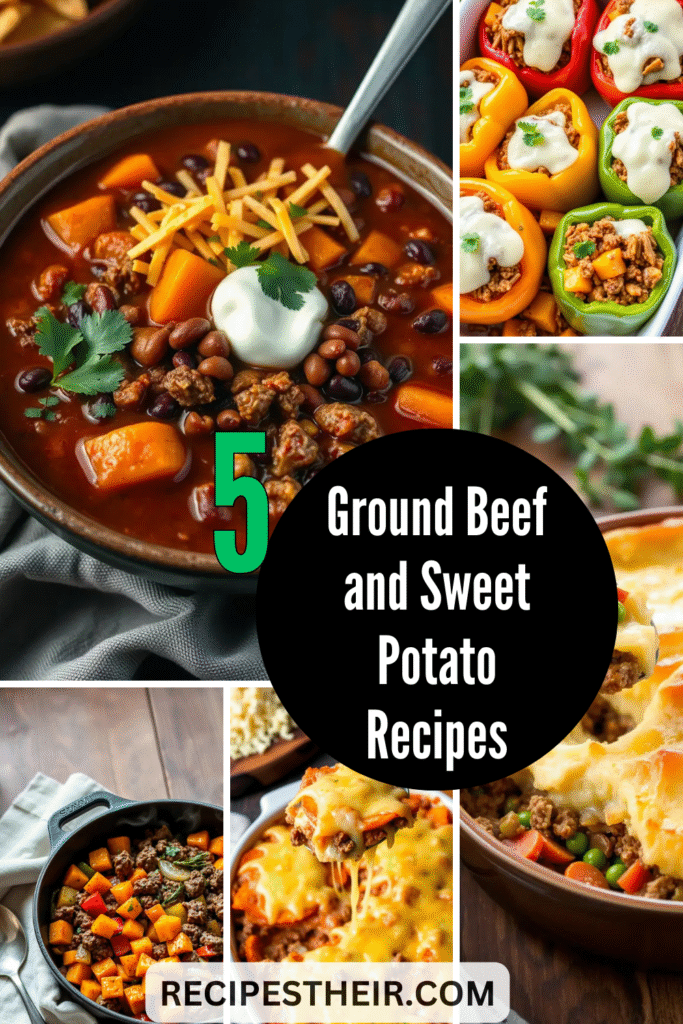 Ground Beef and Sweet Potato Recipes