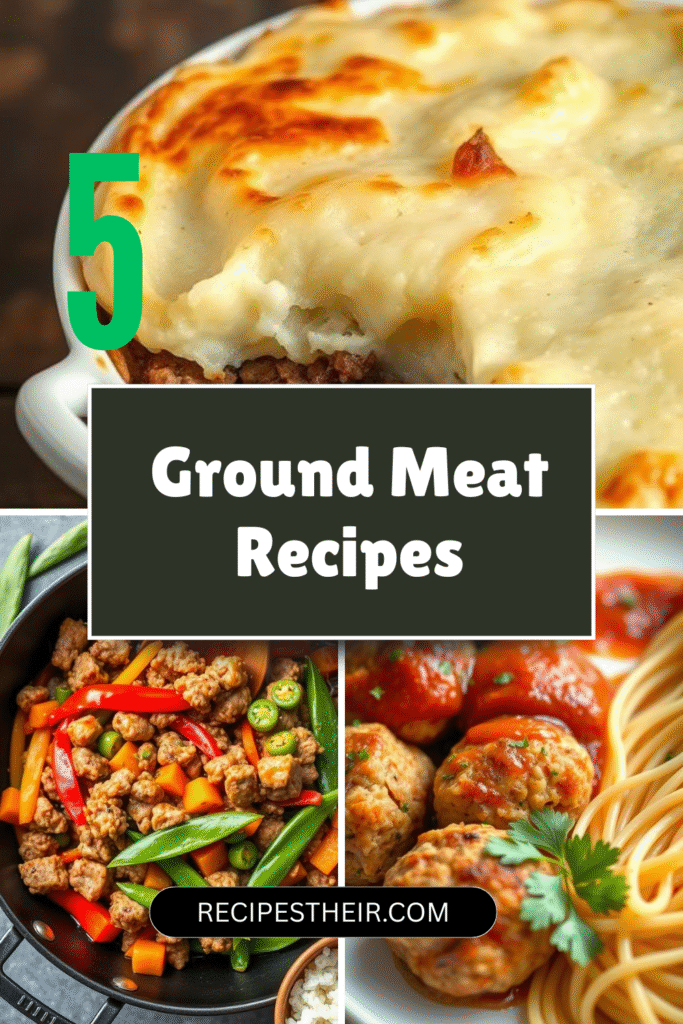 Ground Meat Recipes
