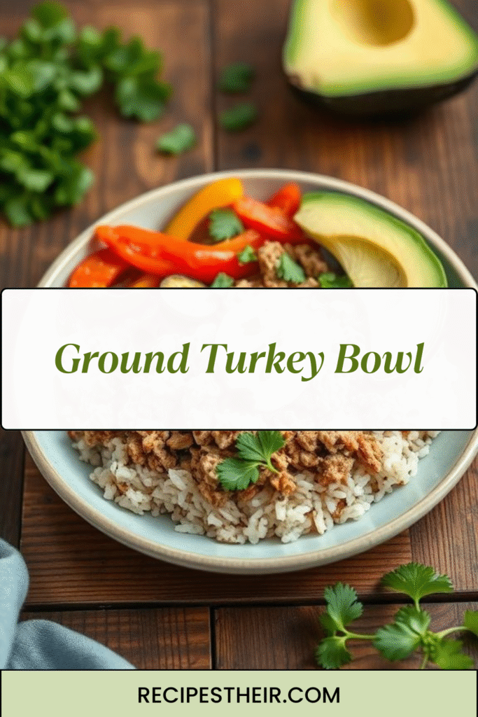 Ground Turkey Bowl