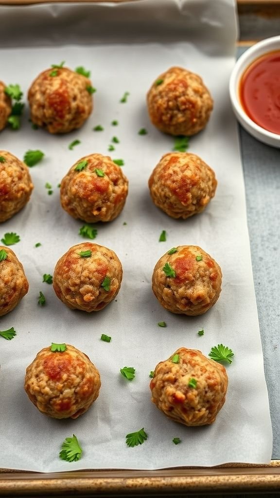 Healthy Ground Turkey Meatballs