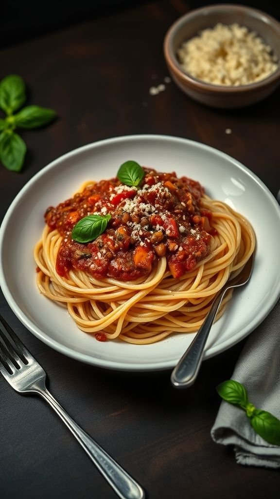 Hearty Lentil Bolognese