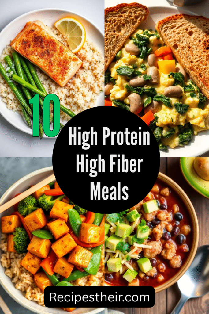High Protein High Fiber Meals