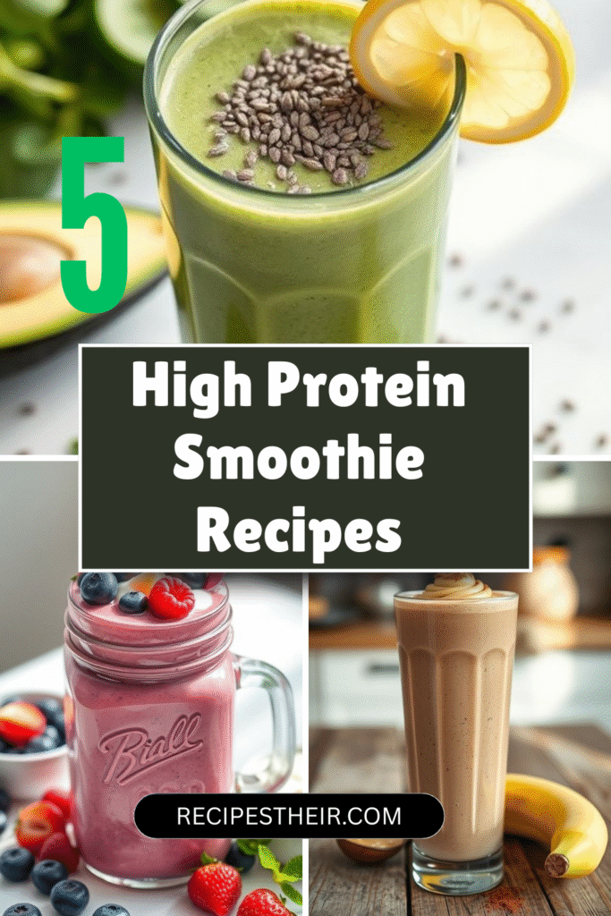 High Protein Smoothie Recipes