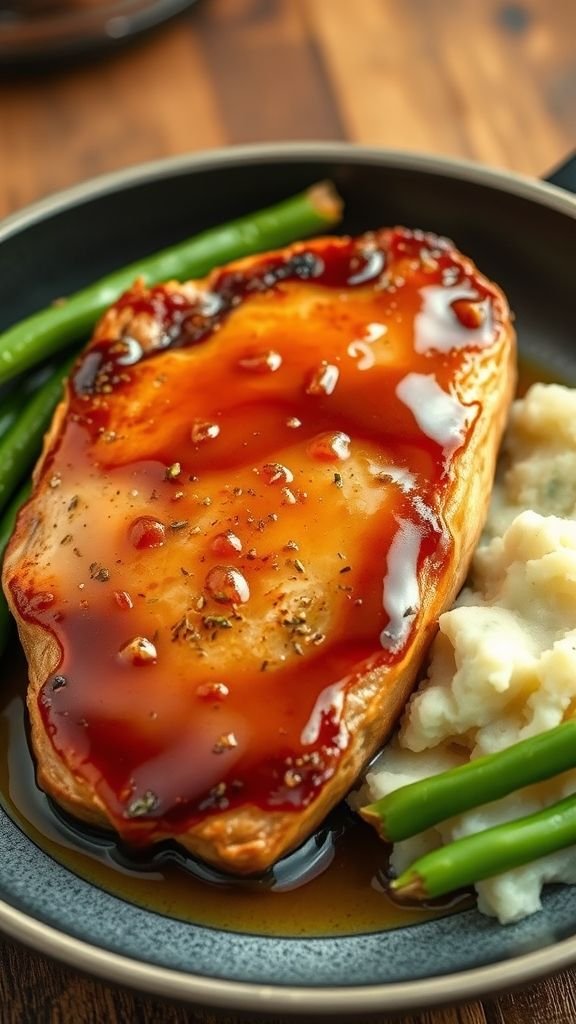 Honey Garlic Glazed Pork Chops