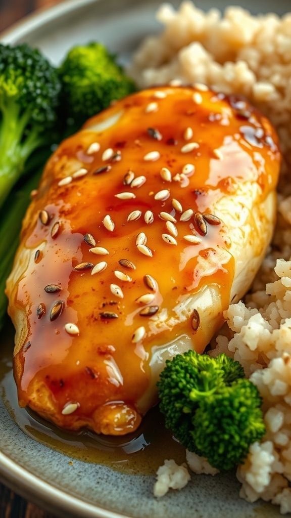 Honey Mustard Glazed Chicken Breast