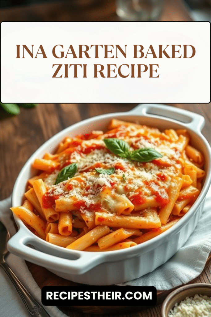 Ina Garten Baked Ziti Recipe