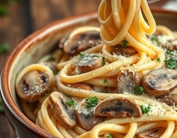 Creamy Mushroom Pasta: A Delicious and Comforting Recipe