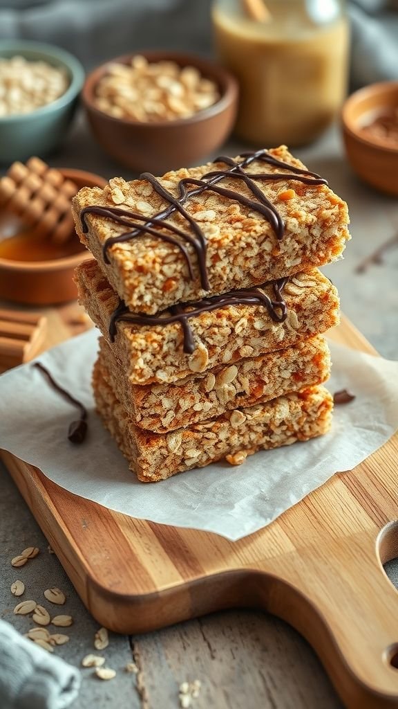 Ingredients for Homemade Crunchy Protein Bars