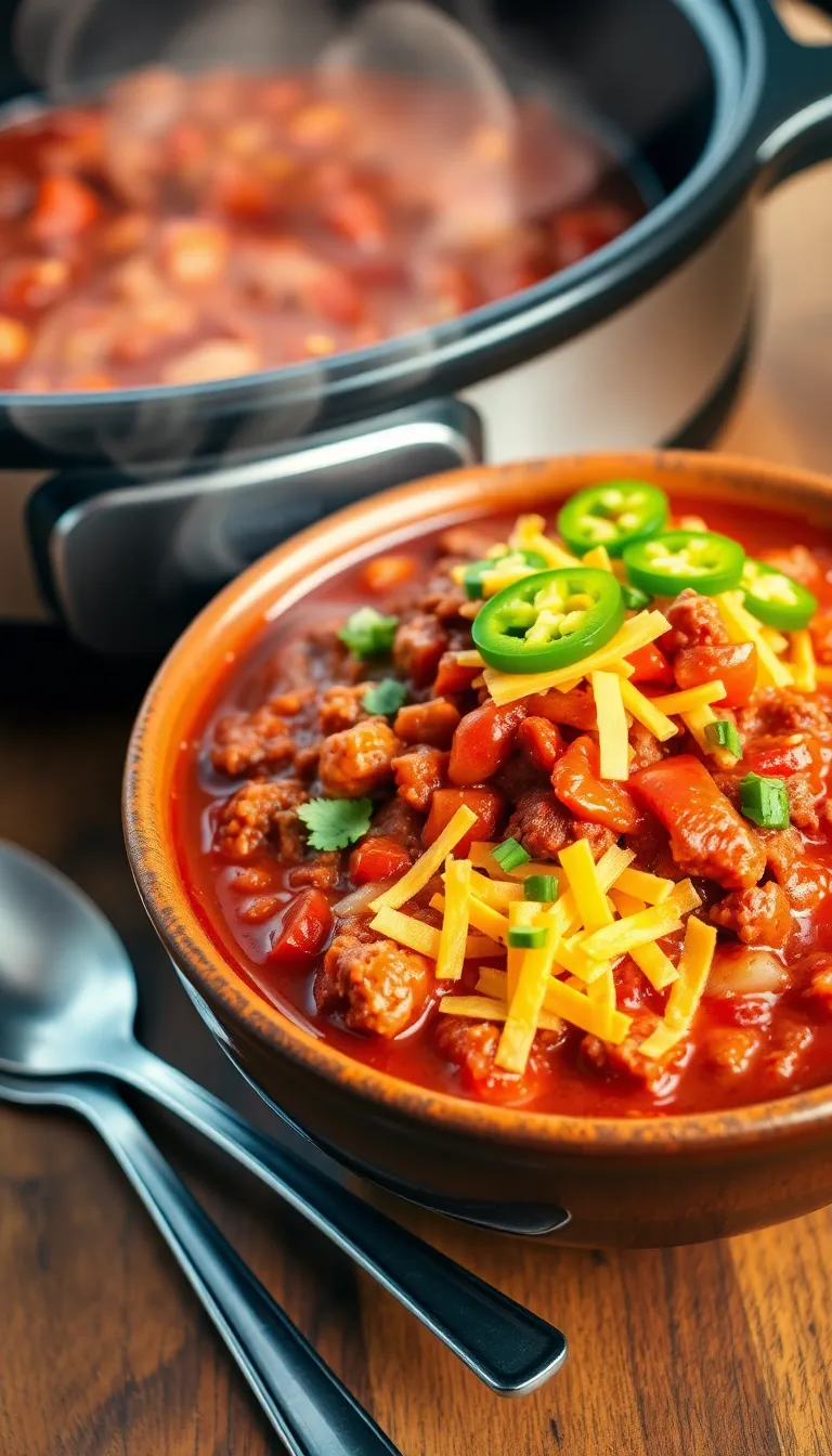 Simple Slow Cooker No Bean Chili: A Hearty, Flavorful Comfort Dish