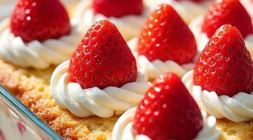 Strawberry Poke Cake with Condensed Milk: A Sweet, Creamy Dessert You’ll Love