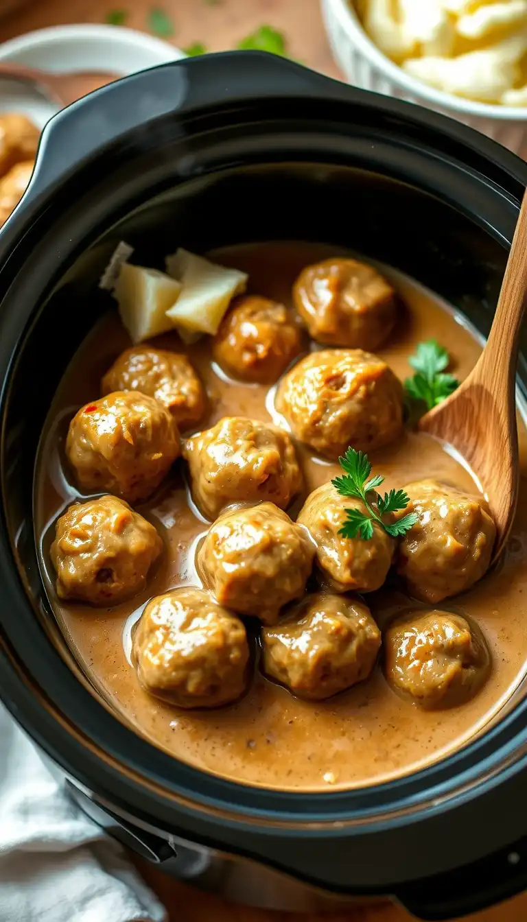 Swedish Meatballs Crockpot Recipe – Easy, Comforting, and Delicious
