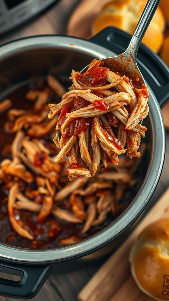 Instant Pot BBQ Pulled Chicken