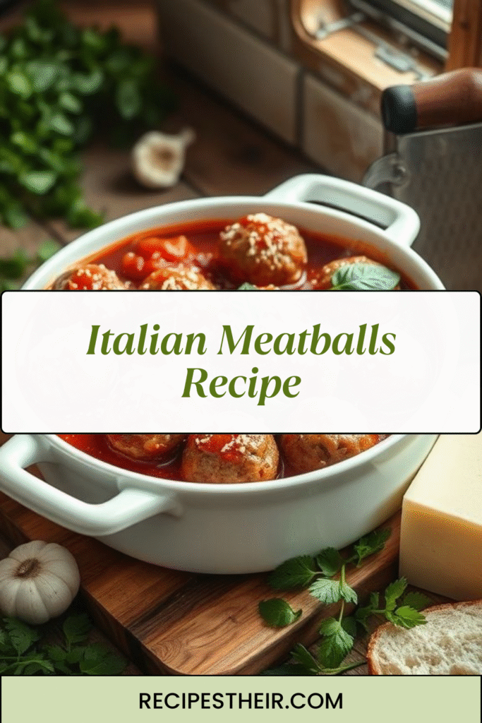 Italian Meatballs Recipe