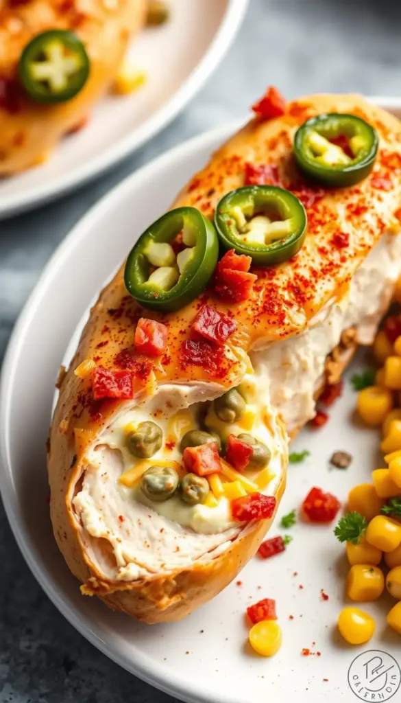 Jalapeño Popper Stuffed Chicken