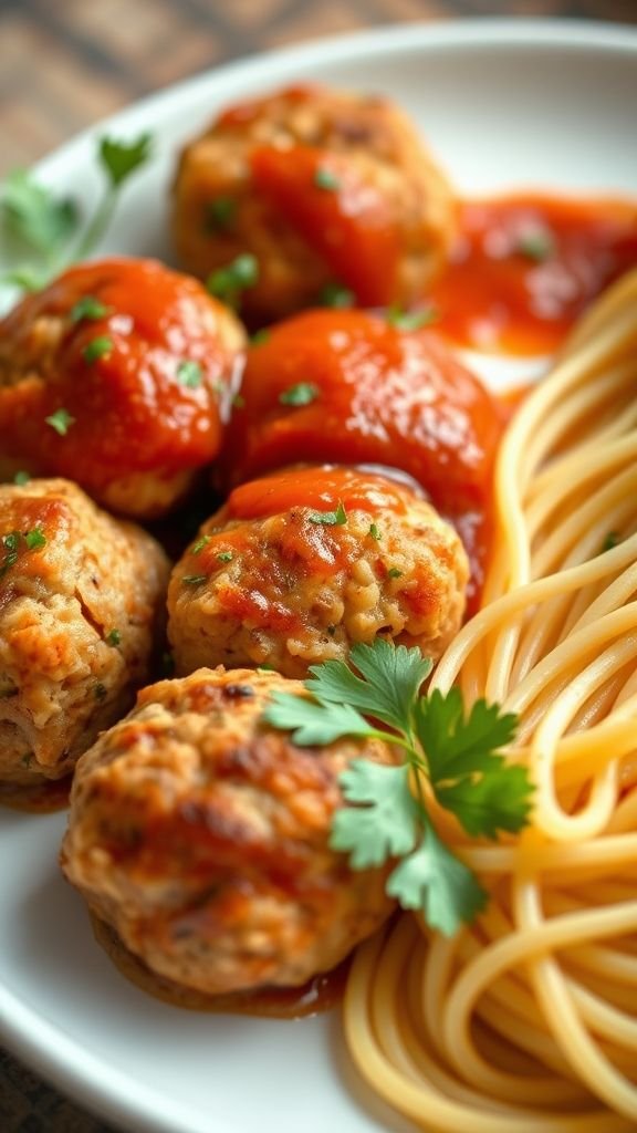 Juicy Ground Chicken Meatballs