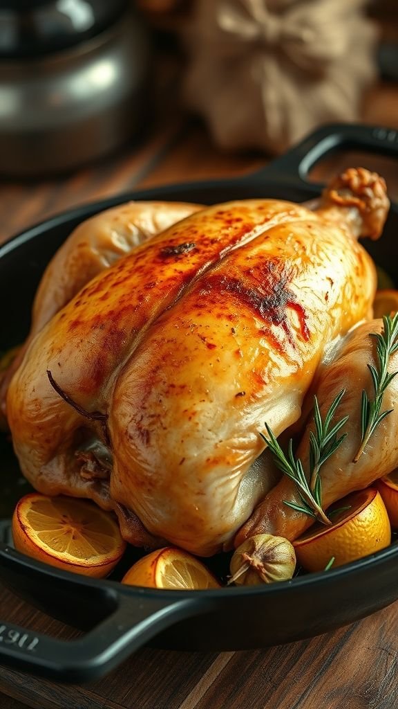 Juicy Oven-Roasted Whole Chicken