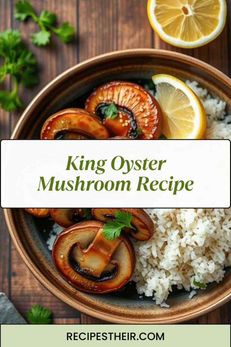 King Oyster Mushroom Recipe