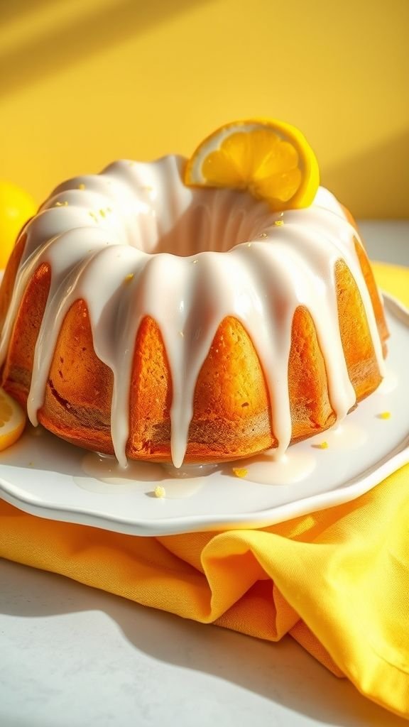Lemon Bundt Cake with Glaze
