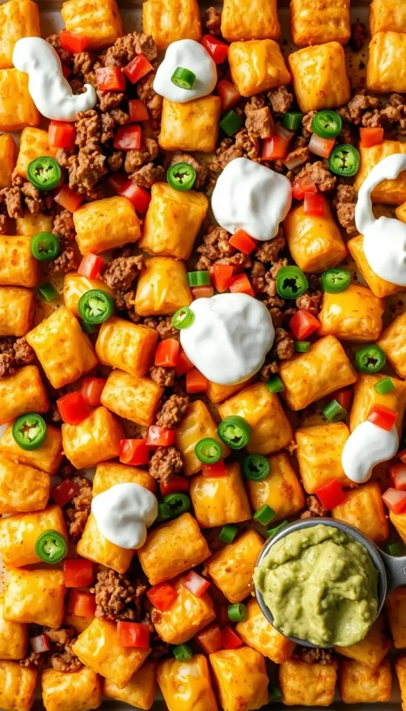Loaded Tater Tot Nachos (Totchos)