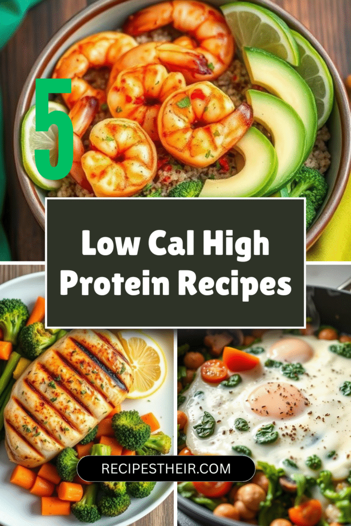 Low Cal High Protein Recipes