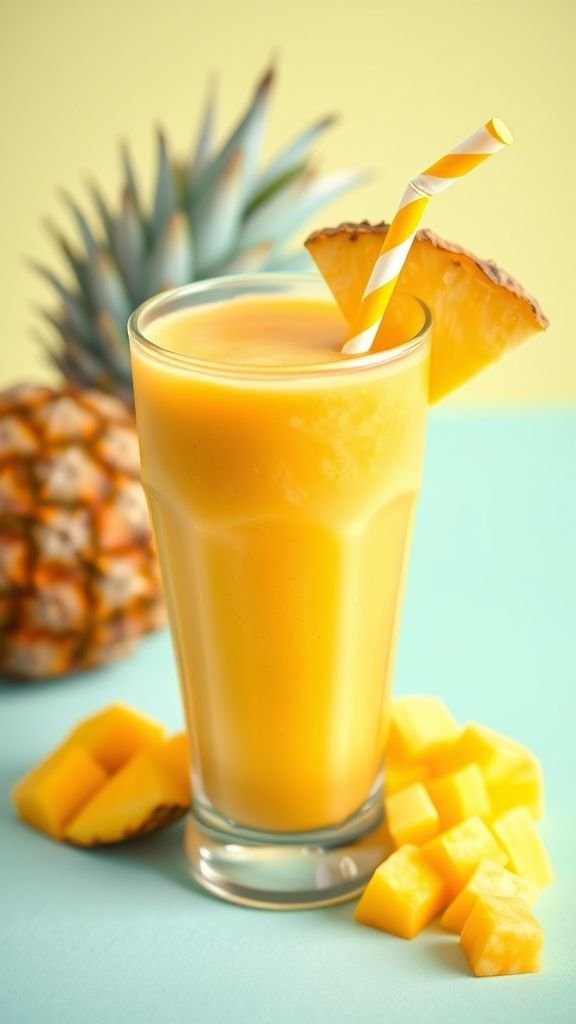 Mango Pineapple Sunshine Smoothie