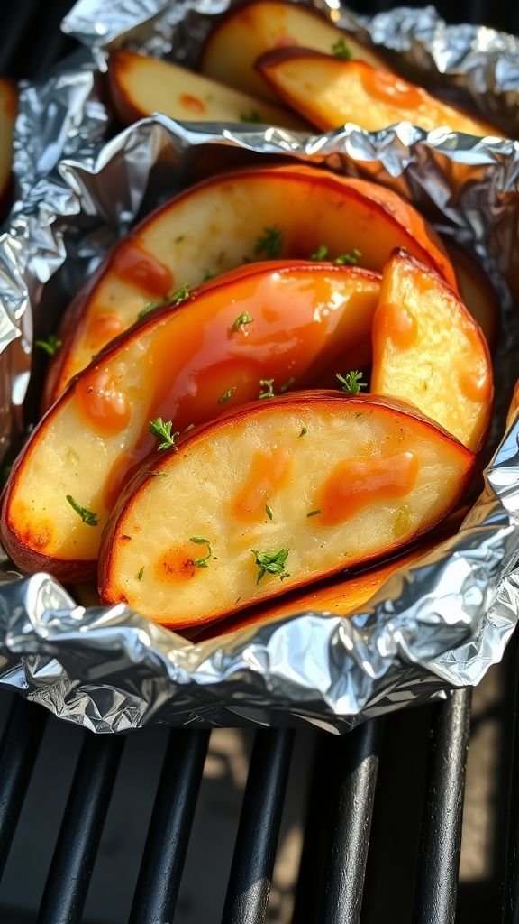 Maple Dijon Glazed Potatoes