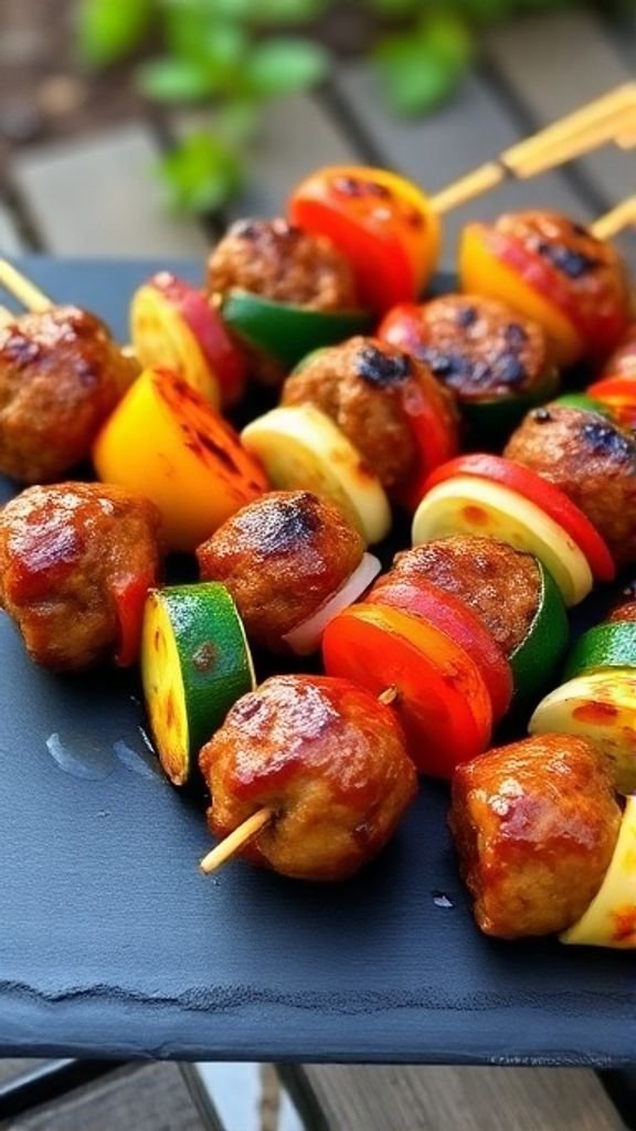 Meatball Skewers