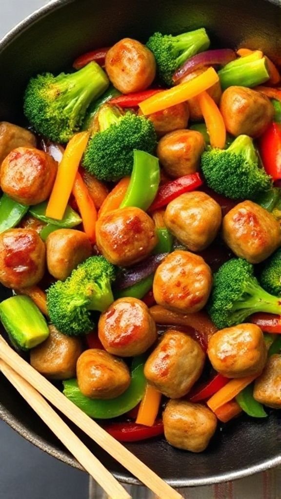 Meatball Stir-Fry