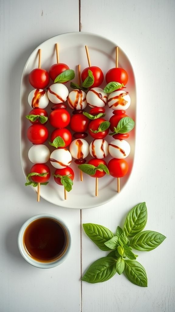 Mini Caprese Skewers