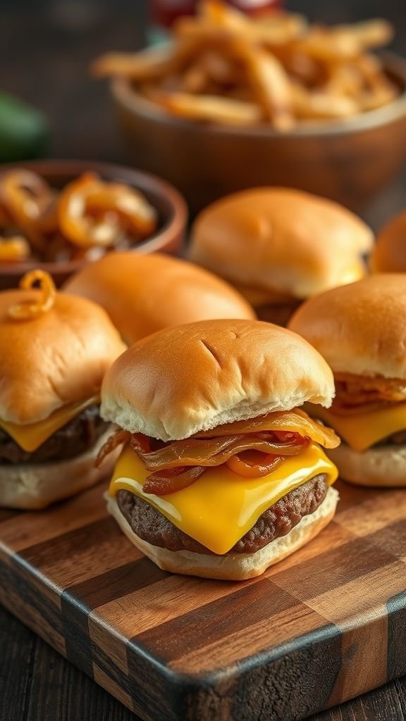 Mini Sliders with Caramelized Onions